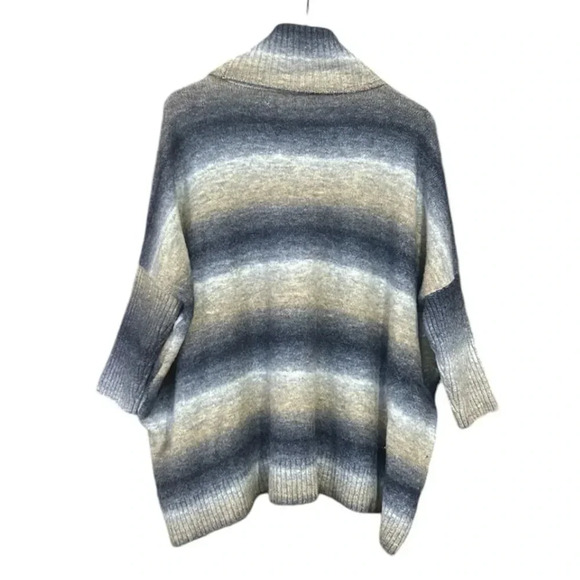 Loft Womens Oversized Ombre Turtleneck Sweater Medium - Picture 5 of 10